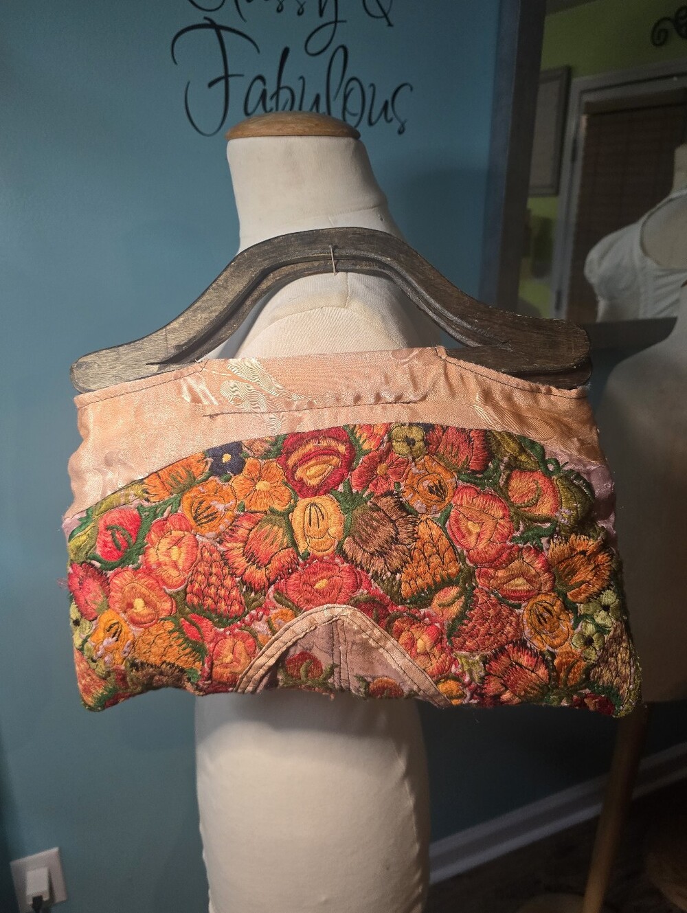Embroidered Made in Guatemala Huipil Earth-tone Multicolor Handbag